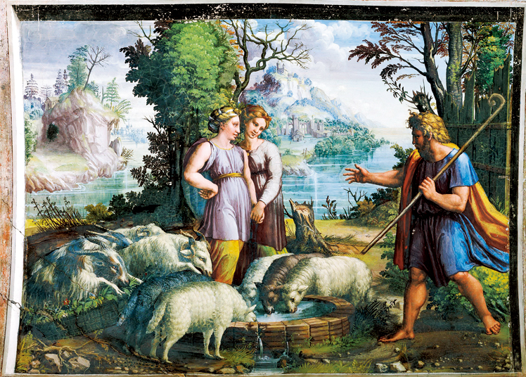   拉斐尔·桑西  Raffaello Santi  ——雅各布与雷切尔相遇